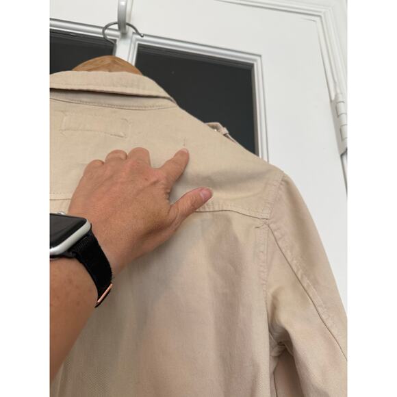 BlankNYC cropped Full Zip Twill Utility Jacket XS - Picture 8 of 13